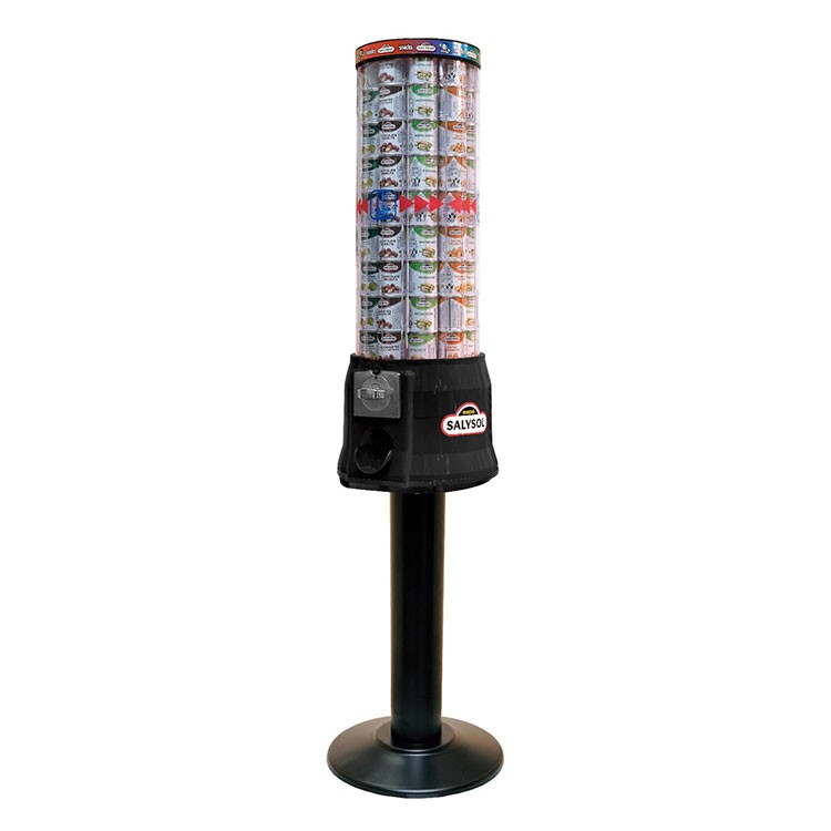 400003 CAPZKING Multi SnackTower 72 Zwart met standaard