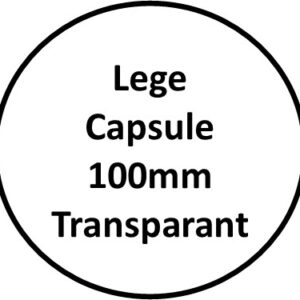 100mm Capsule Volledig Transparant Lege capsule