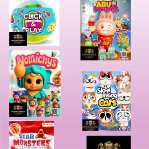 95mm Surprisemix 300 stuks gemixte capsules in vrolijke kleuren