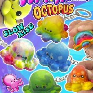 55mm Gevulde Capsule Soft and Squishy Slow Rise Octopus Prijs per 100 stuks