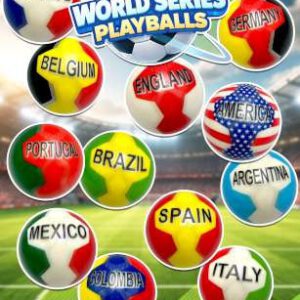 55mm Gevulde Capsule WK voetbal ballen Prijs per 100 stuks