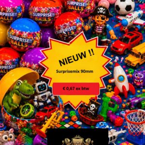90mm Surprisemix 100 stuks gemixte capsules